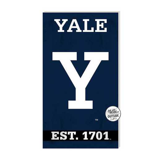 1041102546: 11x20 Indoor Outdoor Sign Home of the Yale Bulldogs