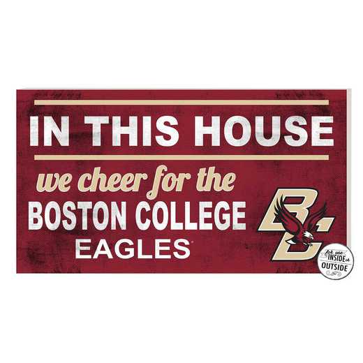 1041103131: 20x11 Indoor Outdoor Sign In This House Boston College Eagles