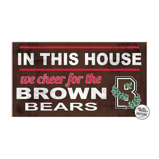 1041103142: 20x11 Indoor Outdoor Sign In This House Brown Bears