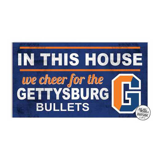 1041103240: 20x11 Indoor Outdoor Sign In This House Gettysburg College Bullets