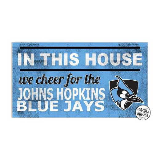 1041103277: 20x11 Indoor Outdoor Sign In This House Johns Hopkins Blue Jays