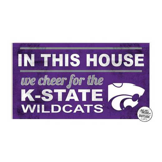 1041103280: 20x11 Indoor Outdoor Sign In This House Kansas State Wildcats