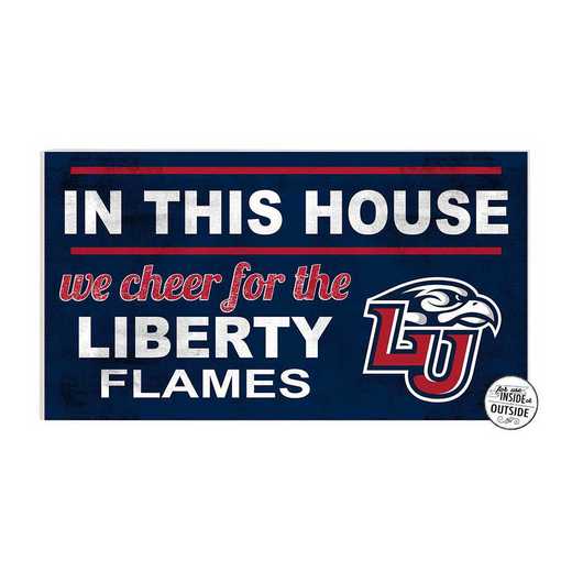 1041103295: 20x11 Indoor Outdoor Sign In This House Liberty Flames