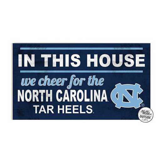 1041103365: 20x11 Indoor Outdoor Sign In This House North Carolina  Tar Heels