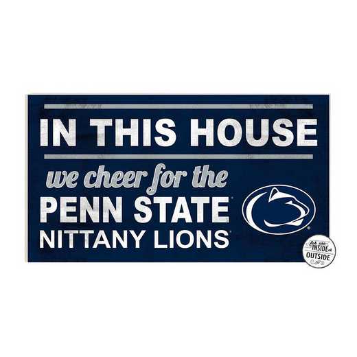 1041103397: 20x11 Indoor Outdoor Sign In This House Penn State Nittany Lions