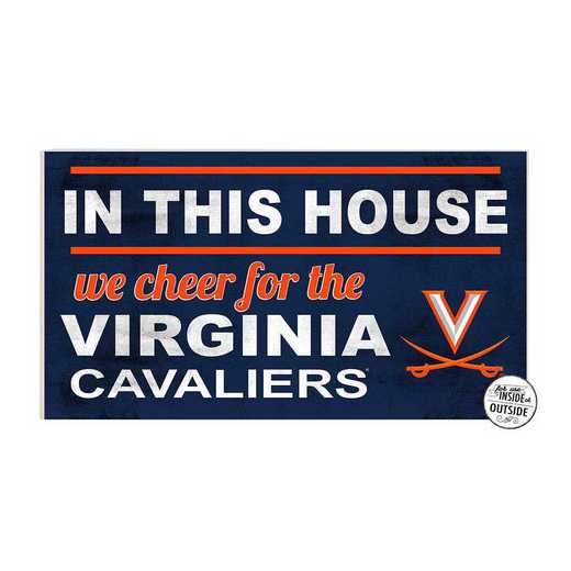 1041103498: 20x11 Indoor Outdoor Sign In This House Virginia Cavaliers