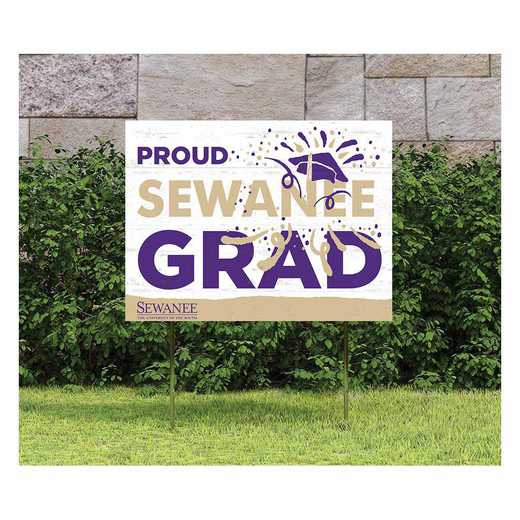 1048117980: 18x24 Lawn Sign Proud Grad With Logo  The University of the South