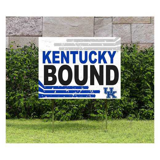 1048127285: 18x24 Lawn Sign Retro School Bound Kentucky Wildcats