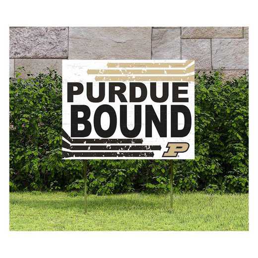 1048127406: 18x24 Lawn Sign Retro School Bound Purdue Boilermakers