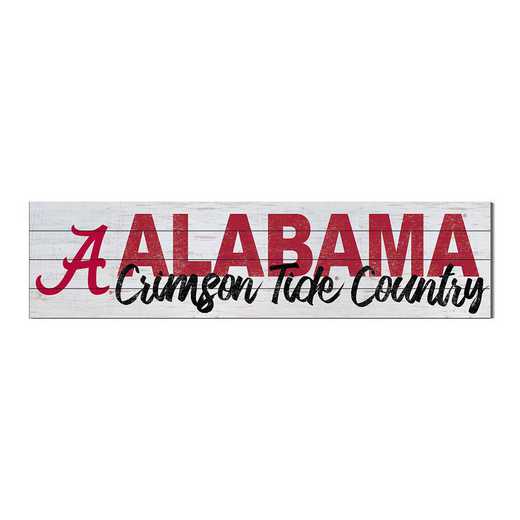 1051100104: 40x10 Sign with Logo Alabama Crimson Tide