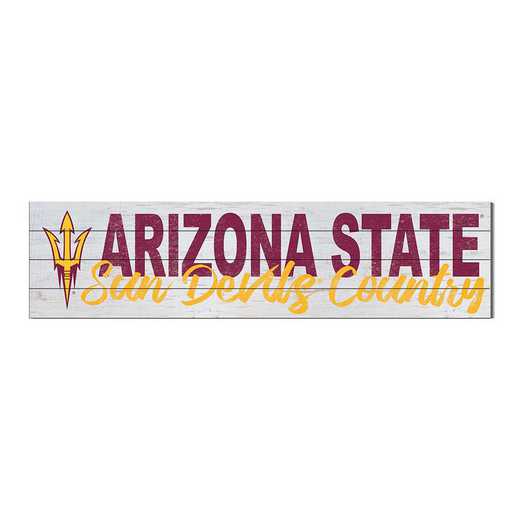 1051100110: 40x10 Sign with Logo Arizona State Sun Devils