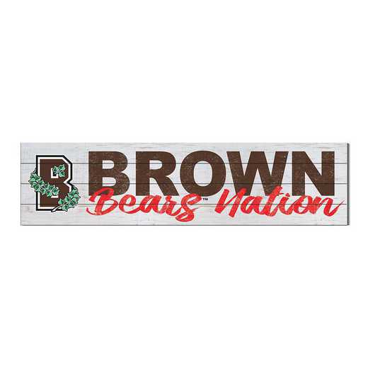 1051100142: 40x10 Sign with Logo Brown Bears
