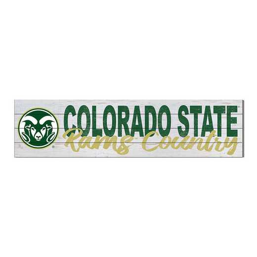 1051100183: 40x10 Sign with Logo Colorado State- Rams