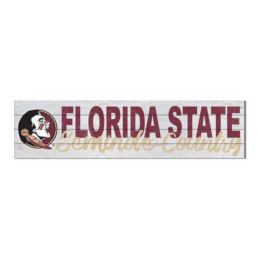 1051100227: 40x10 Sign with Logo Florida State Seminoles