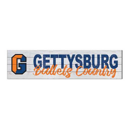 1051100240: 40x10 Sign with Logo Gettysburg College Bullets