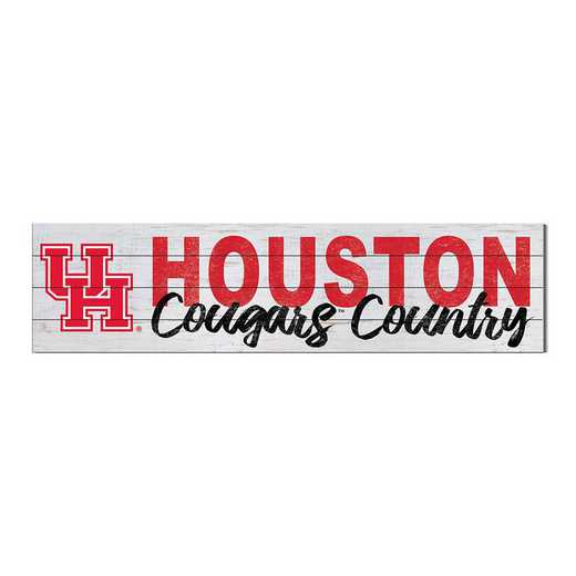 1051100258: 40x10 Sign with Logo Houston Cougars