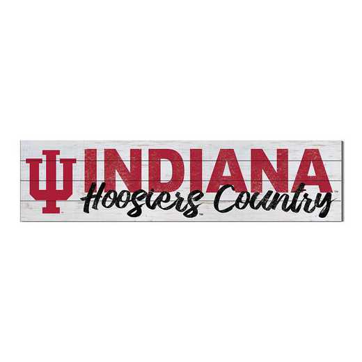 1051100269: 40x10 Sign with Logo Indiana Hoosiers