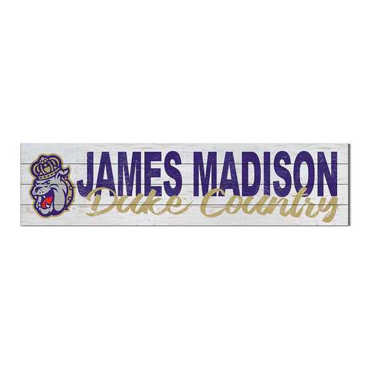 1051100276: 40x10 Sign with Logo James Madison Dukes