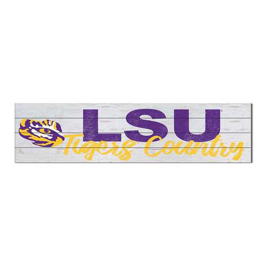 1051100299: 40x10 Sign with Logo LSU Fighting