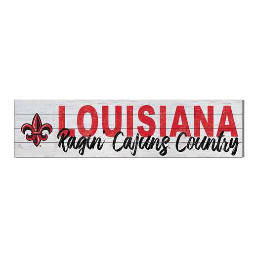 1051100300: 40x10 Sign with Logo Louisiana State Lafayette Ragin