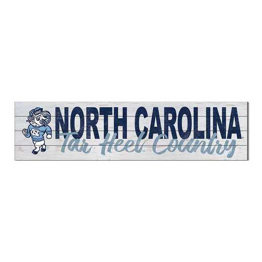 1051100365: 40x10 Sign with Logo North Carolina  Tar Heels