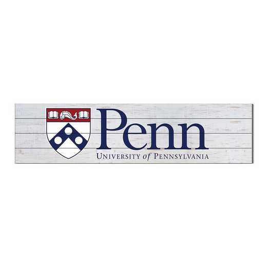 1051100398: 40x10 Sign with Logo Penn Quakers