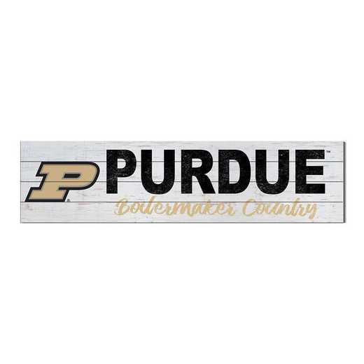 1051100406: 40x10 Sign with Logo Purdue Boilermakers