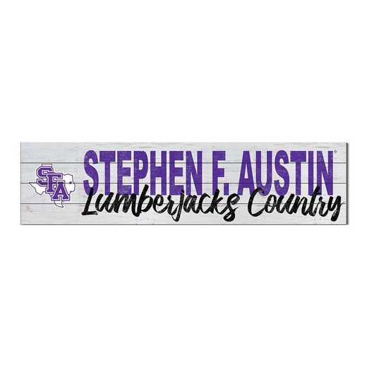 1051100458: 40x10 Sign with Logo Stephen F Austin Lumberjacks
