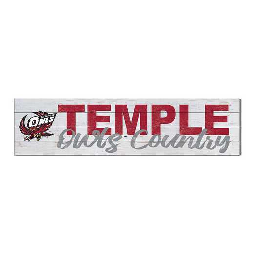 1051100466: 40x10 Sign with Logo Temple Owls