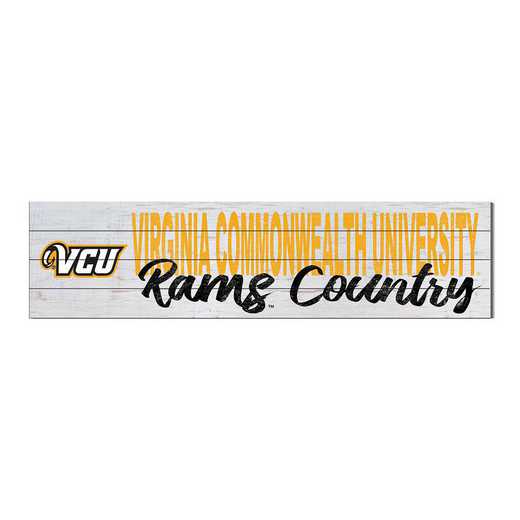 1051100499: 40x10 Sign with Logo Virginia Commonwealth Rams