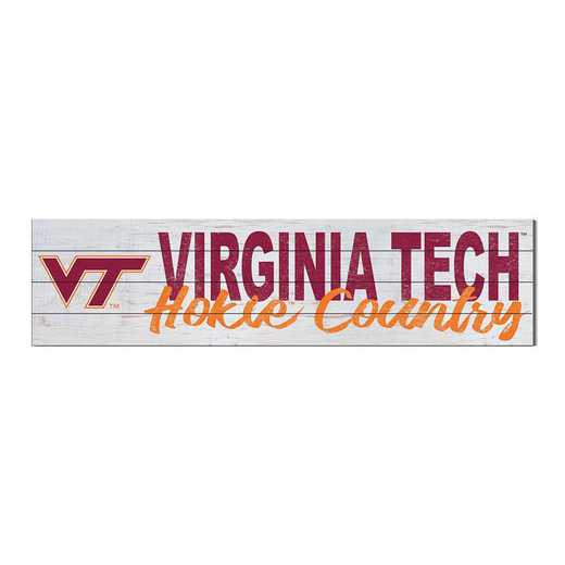 1051100501: 40x10 Sign with Logo Virginia Tech Hokies