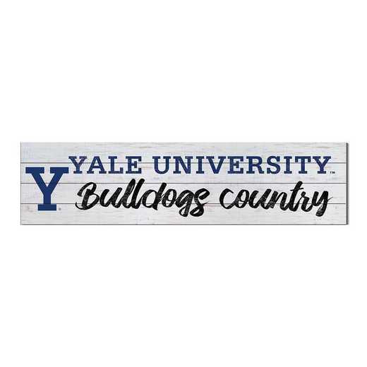 1051100546: 40x10 Sign with Logo Yale Bulldogs
