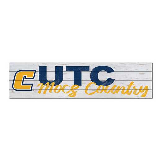 1051100678: 40x10 Sign with Logo Tennessee Chattanooga Mocs