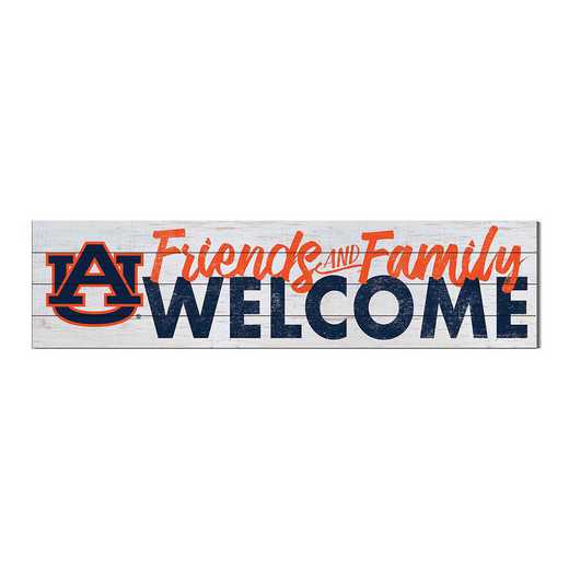 1051101114: 40x10 Sign Friends Family Welcome Auburn