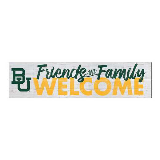 1051101122: 40x10 Sign Friends Family Welcome Baylor Bears