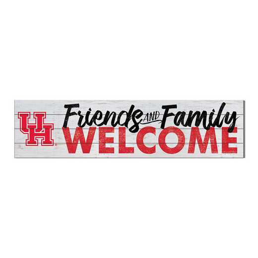 1051101258: 40x10 Sign Friends Family Welcome Houston Cougars