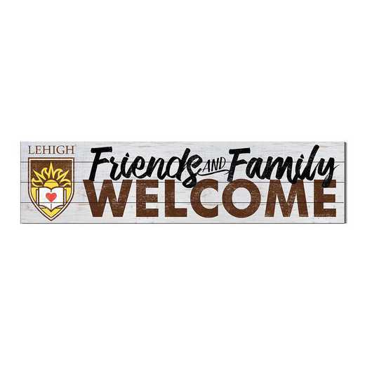1051101293: 40x10 Sign Friends Family Welcome Lehigh Mountain Hawks