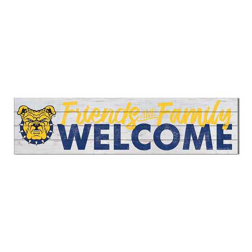 1051101370: 40x10 Sign Friends Family Welcome North Carolina A&T Aggies