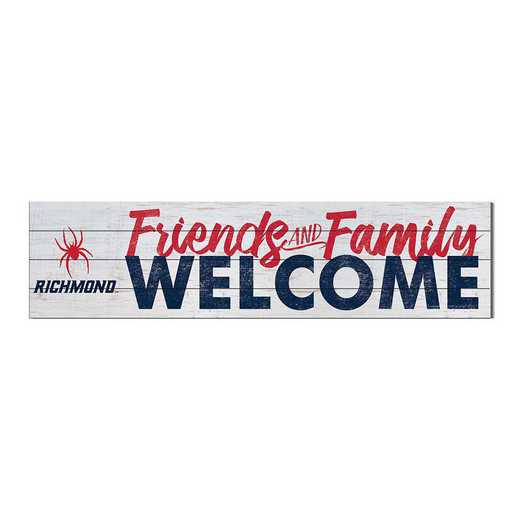 1051101413: 40x10 Sign Friends Family Welcome Richmond Spiders