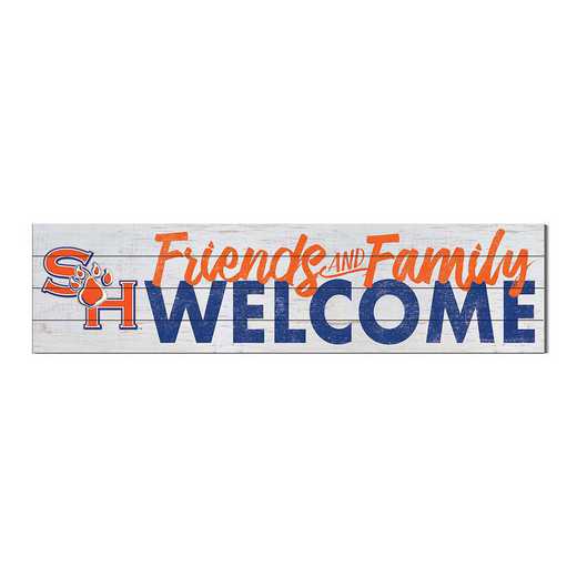 1051101427: 40x10 Sign Friends Family Welcome Sam Houston State Bearkats