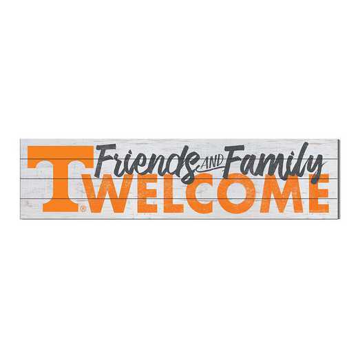 1051101468: 40x10 Sign Friends Family Welcome Tennessee Volunteers