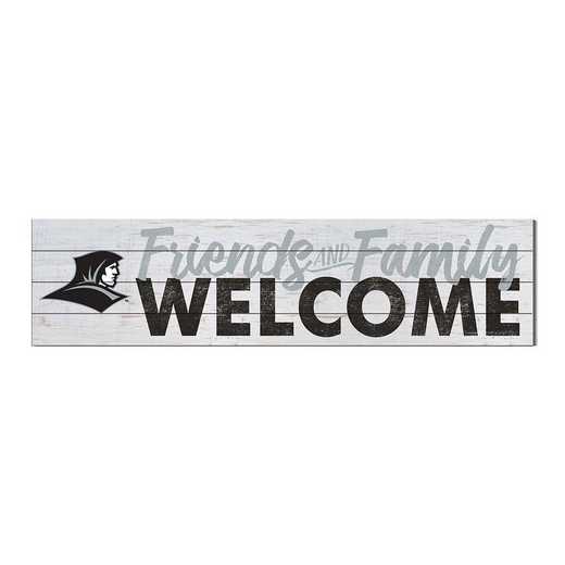 1051101760: 40x10 Sign Friends Family Welcome Providence Friars