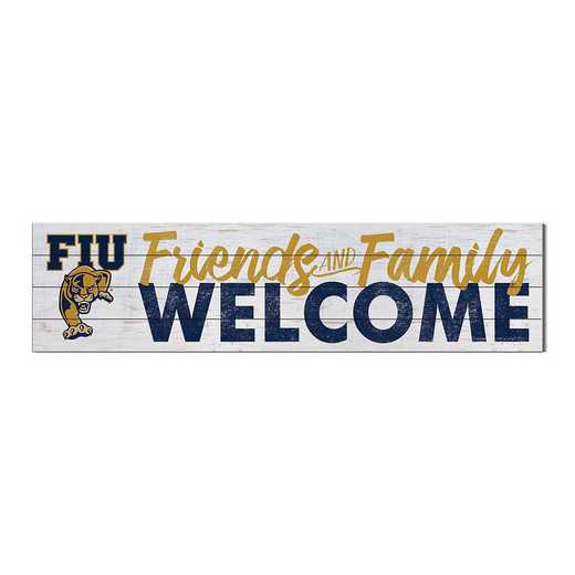 1051101772: 40x10 Sign Friends Family Welcome Florida International Golden
