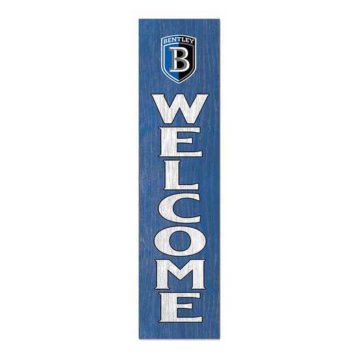 1066101126: 12x48 Leaning Sign Welcome Bentley University Falcons