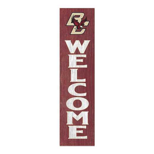 1066101131: 12x48 Leaning Sign Welcome Boston College Eagles