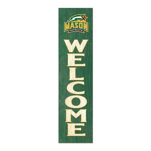 1066101234: 12x48 Leaning Sign Welcome George Mason Patriots