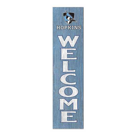 1066101277: 12x48 Leaning Sign Welcome Johns Hopkins Blue Jays