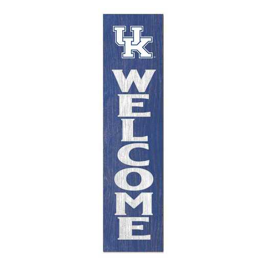 1066101285: 12x48 Leaning Sign Welcome Kentucky Wildcats
