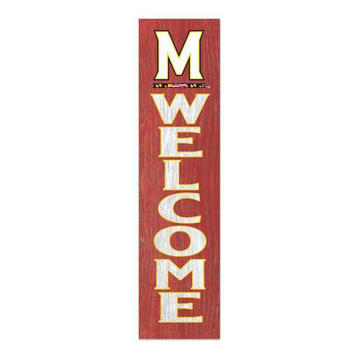 1066101317: 12x48 Leaning Sign Welcome Maryland Terrapins