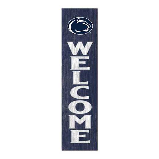 1066101397: 12x48 Leaning Sign Welcome Penn State Nittany Lions